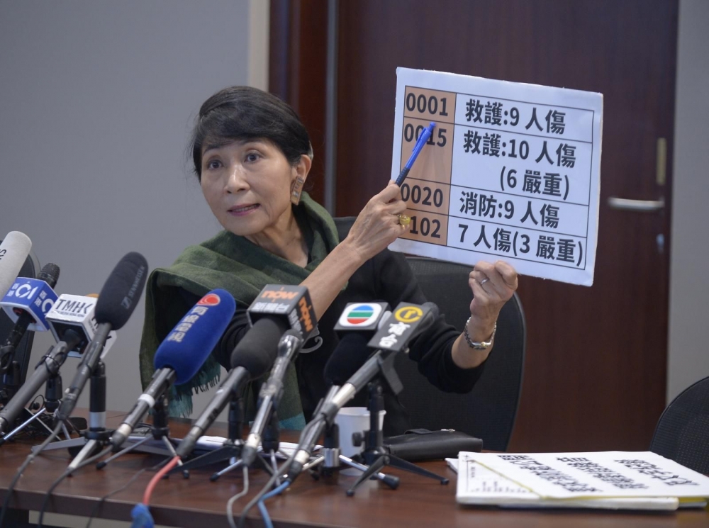 【831事件】消防：伤者数目有別因现场混乱 明日记招再交代