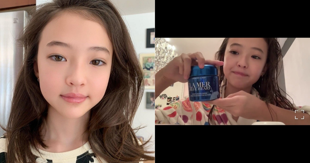 Child model Ella Gross, 11, uses products worth hundreds of dollars for skincare routine