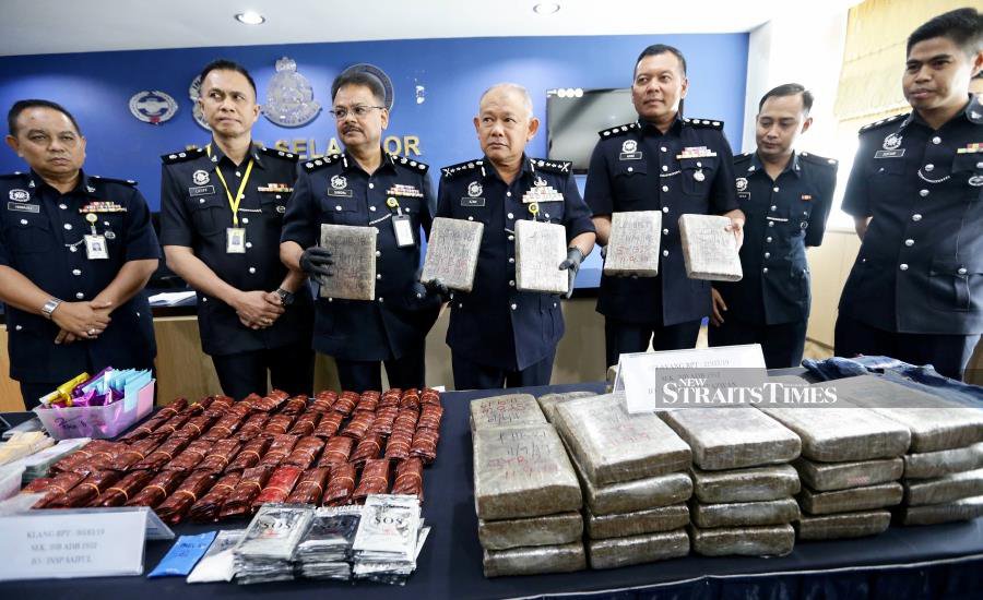 Selangor police bust two drug rings on Wednesday