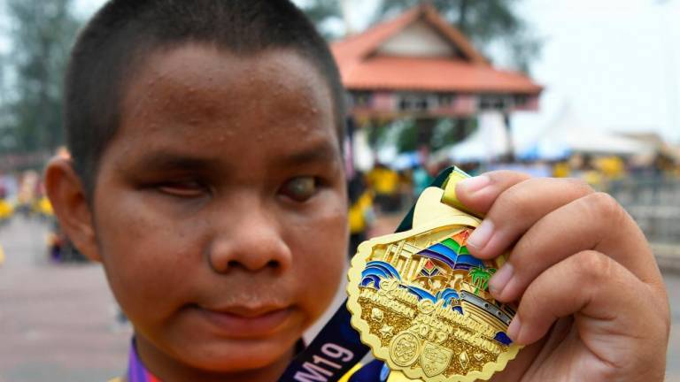 Special needs participants complete international run