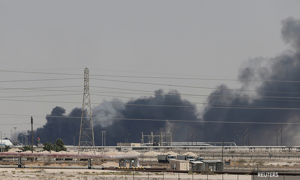 Attacks on Saudi oil facilities knock out half the kingdom's supply