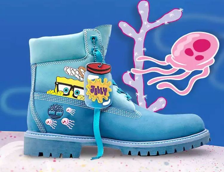 timberland spongebob collab