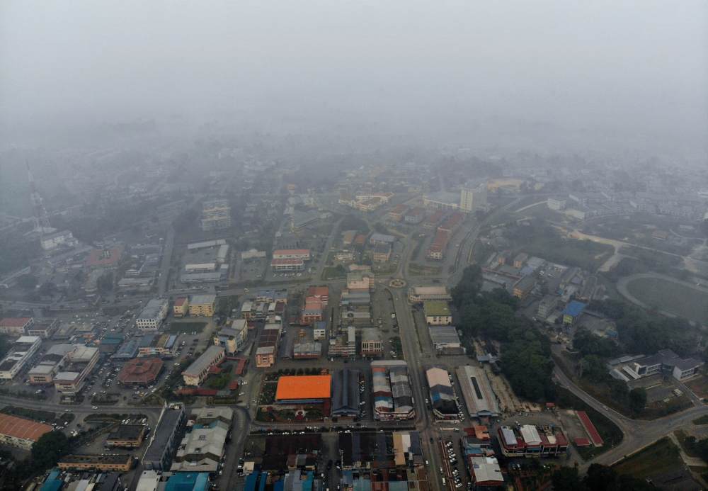 Haze in Sri Aman improving, plunge in API