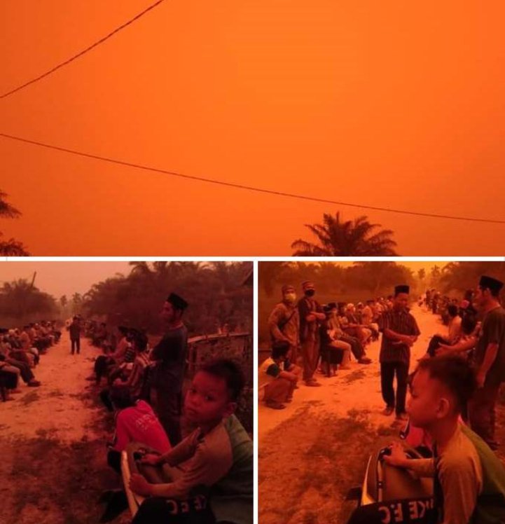 Indonesia's Skies Turned Red Over The Weekend. Here's Why The Phenomenon Occurred