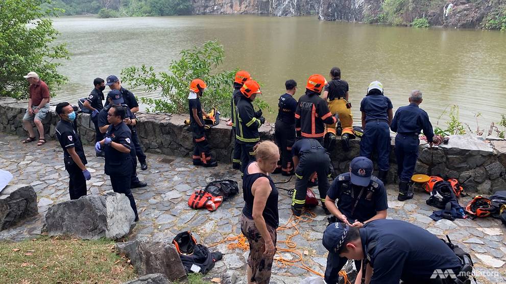 Woman rescued from lake at Xiao Guilin after British tourists sound the alarm