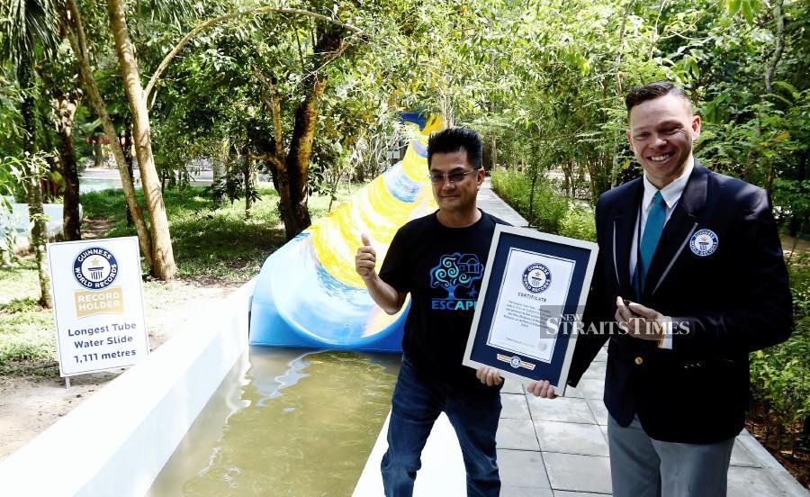 Penang is now home to world's longest water slide