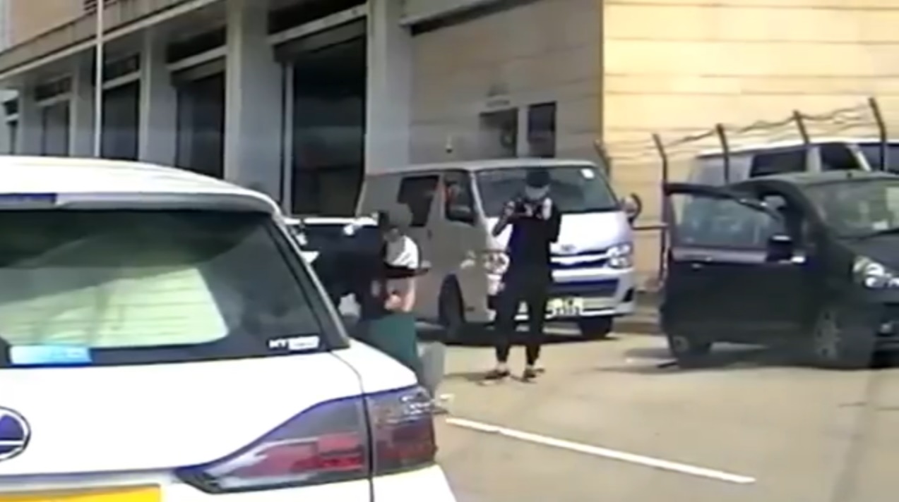 【车Cam片段】邝俊宇遭3名歹徒埋伏围殴