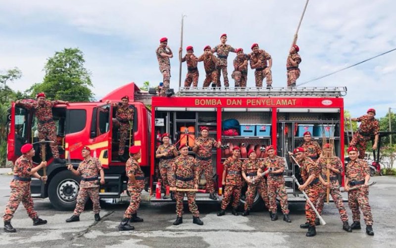 At home in a man’s world, Sarawak woman fire station chief forges ahead