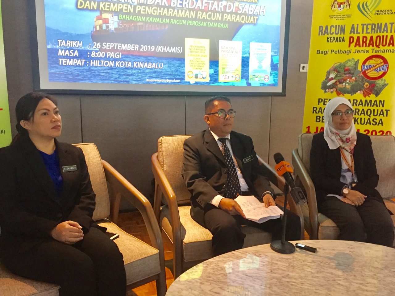 Most illegal pesticides smuggled via Sandakan, Tawau