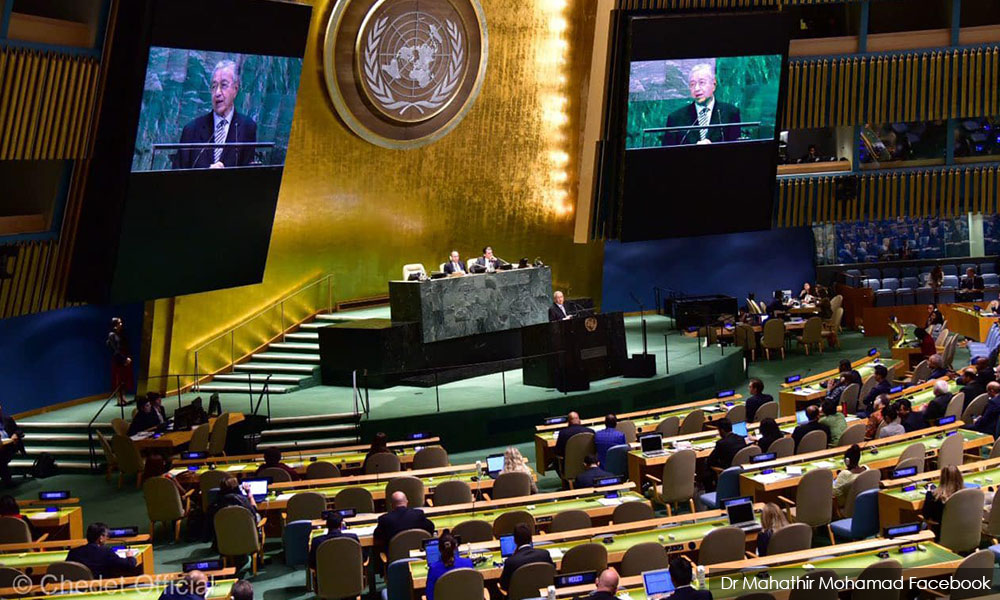 At UN, Dr M hits at pro-democracy powers clinging to anti-democratic vetos