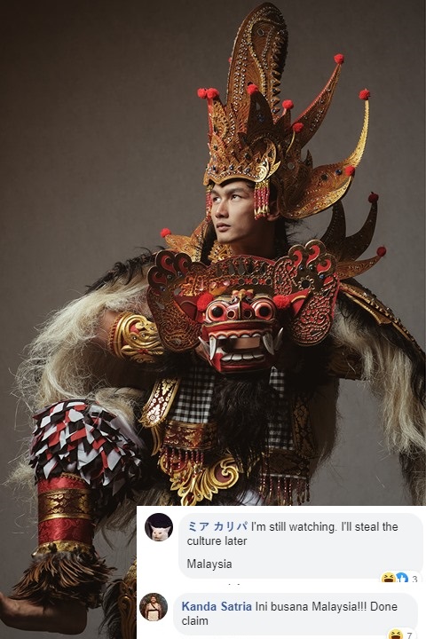 Indonesians accuse M’sia of stealing AGAIN; this time for national costume at international male pageant