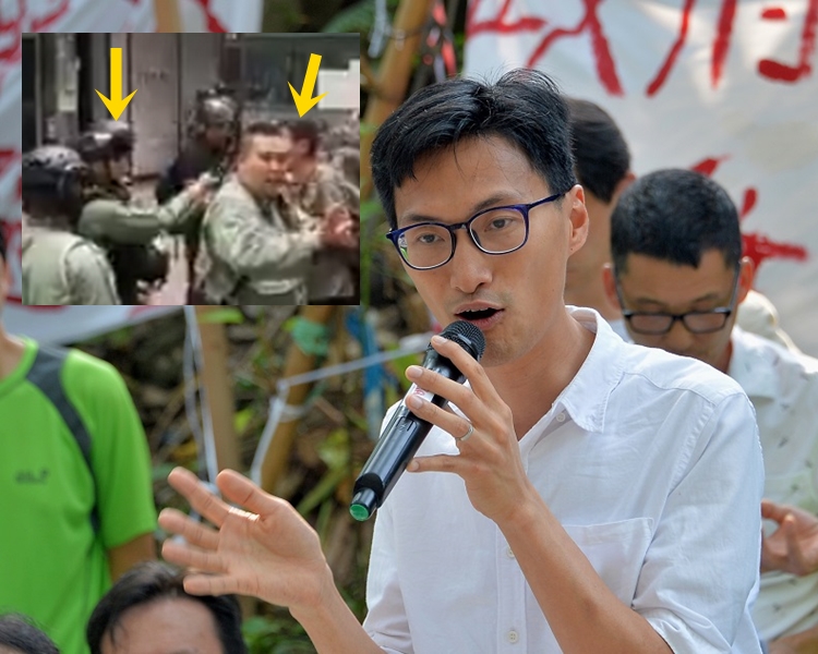 【修例风波】被警员喷胡椒　朱凯廸向卢伟聪发律师信