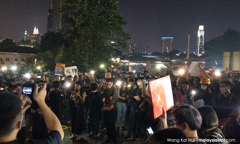 Police probe pro-Hong Kong rally in KL