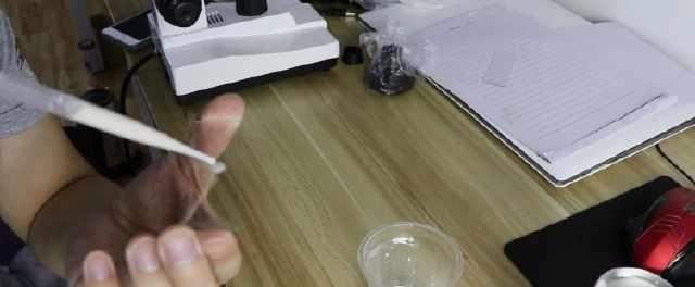 小哥把核桃饮料放到显微镜下，仔细观察后网友：这么多年没有白喝