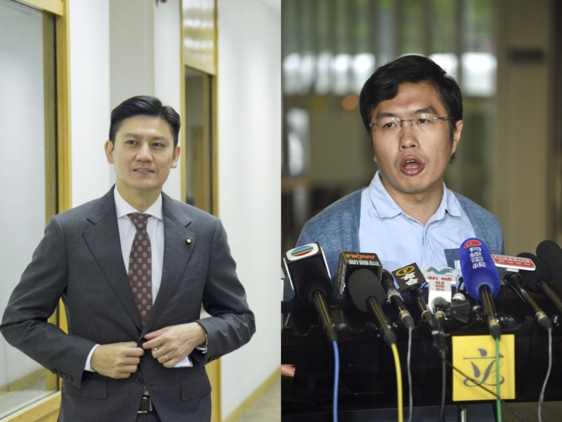 【修例风波】谭文豪区诺轩阻差办公罪获撤控 引述律政司指：属不恰当起诉