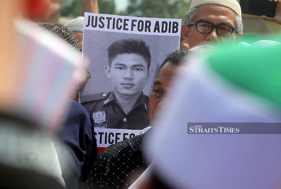 Police still waiting for AG's instructions on Adib's case