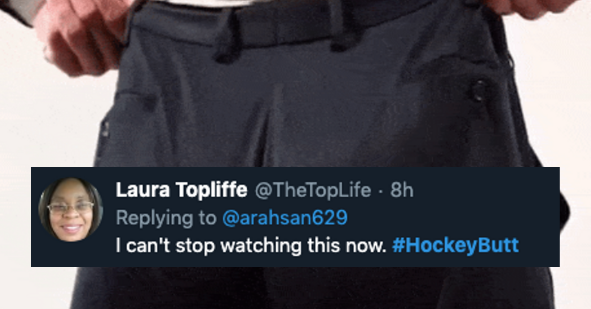 Ad For Male Athletes Struggling With ‘Hockey Butt’ Has The Internet Uncomfortably Thirsty