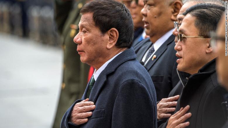 Philippines President Duterte reveals he has a chronic neuromuscular disease