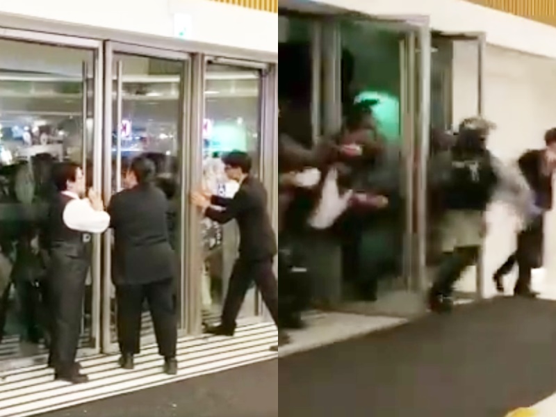 【修例风波】称接报处理马鞍山商场店舖被破坏事件 警：有记者站在路中心被撞倒