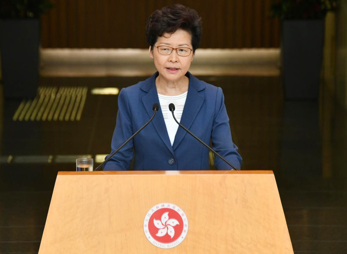 【修例风波】林郑：上周赴京沒有与任何中央官员见面
