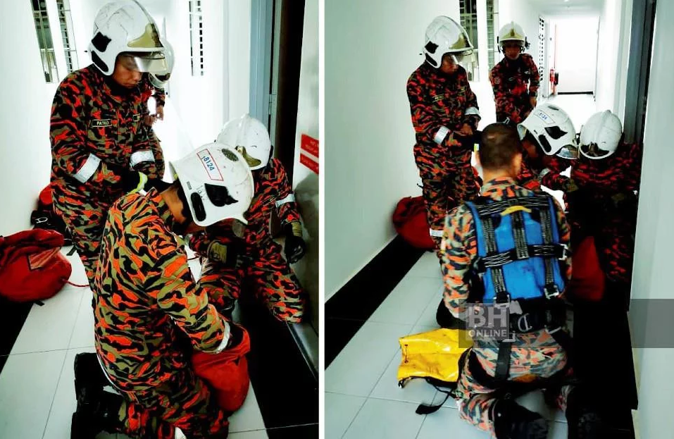 Johor Bomba officer rescues 10yo girl from 19th floor suicide attempt