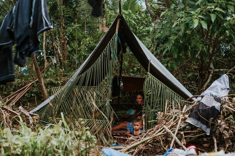 Fake tsunami warning drives Maluku quake victims to flee to mountains
