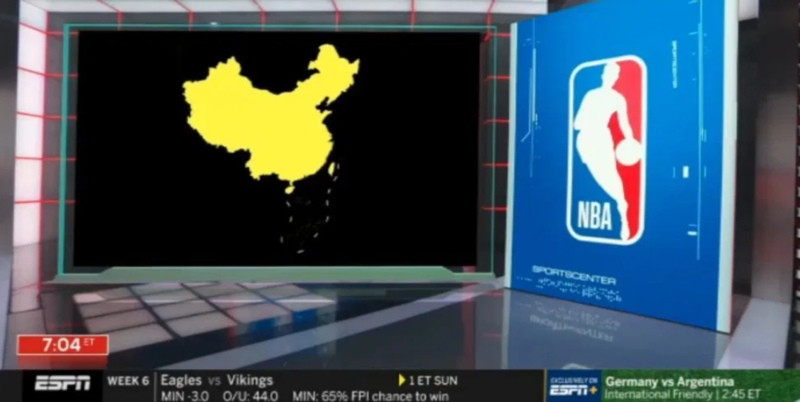 ESPN slammed over China-NBA coverage for using ‘9-dash line’ map