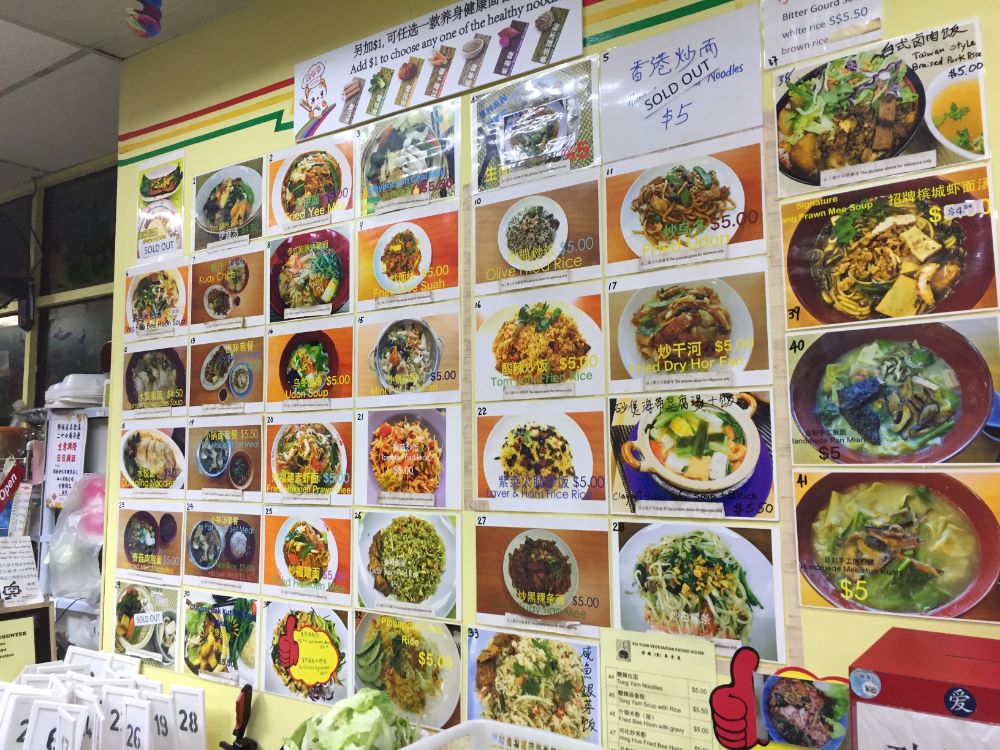 Fortune Centre Vegetarian Restaurants — Complete Price Guide to All 14 Eateries