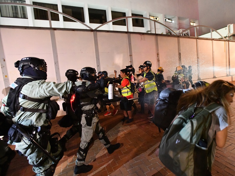 【修例风波】 中律协谴责暴力升级 促律政司加快检控