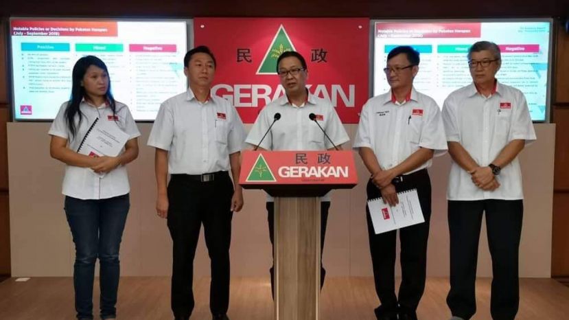 人民满意度呈下滑趋势 刘华才：证明希盟表现差