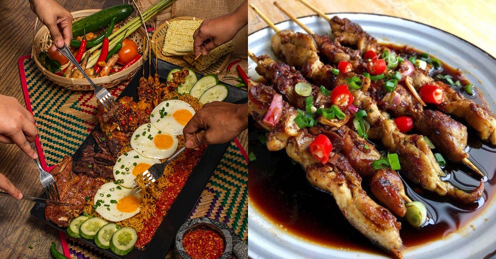 S’pore’s first Indomie cafe has gigantic Indomie platter with meat & seafood for S$49.90