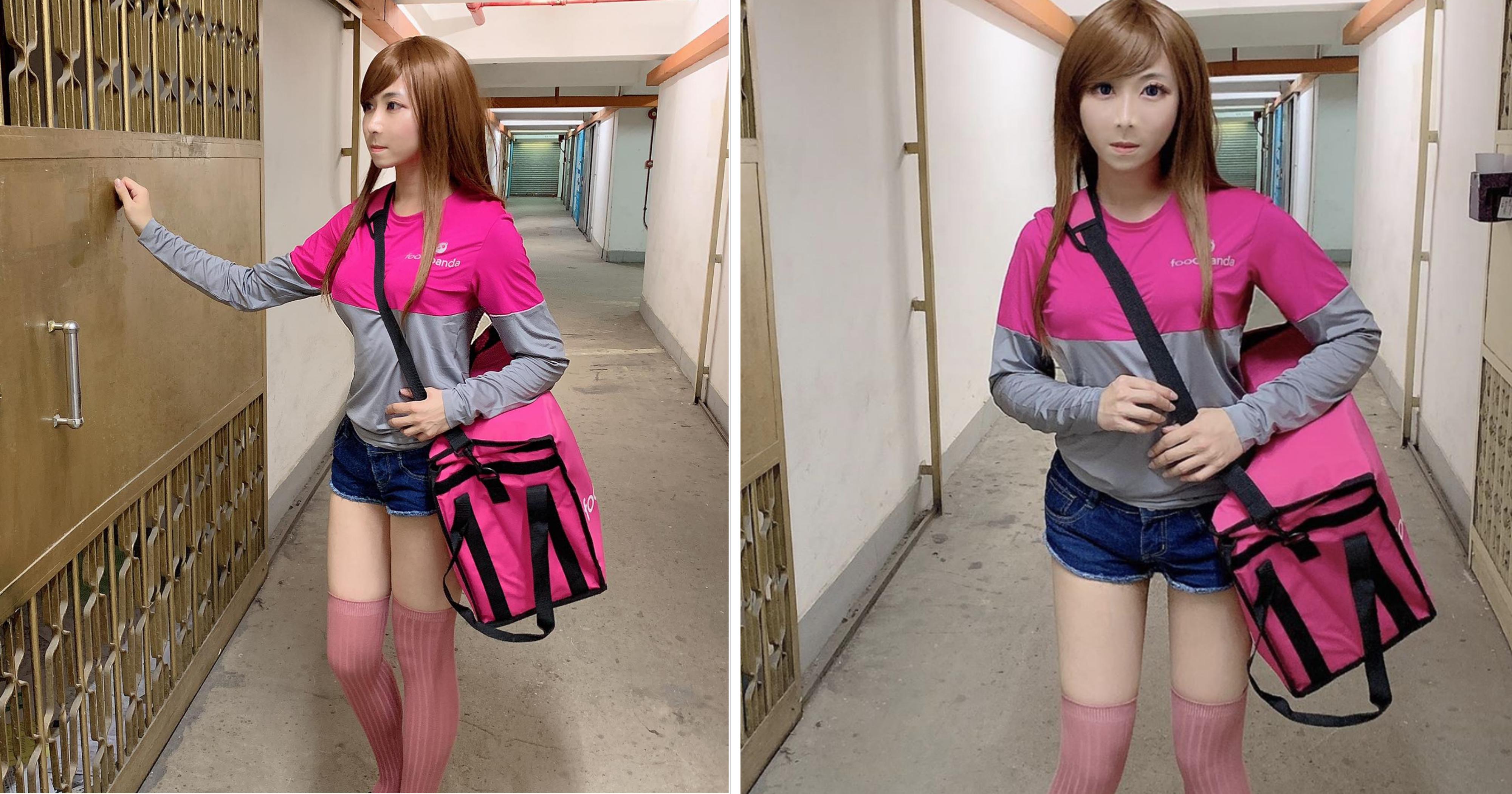 HK cosplayer goes viral after posting photos of new job as Foodpanda delivery personnel