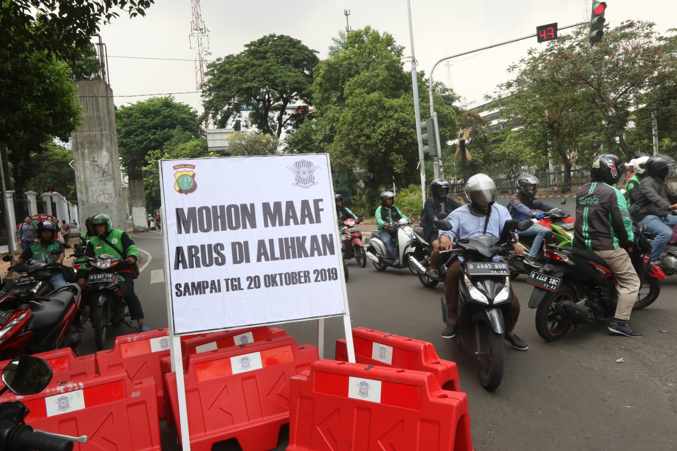 Commuter Line closes Palmerah, Tanah Abang for presidential inauguration