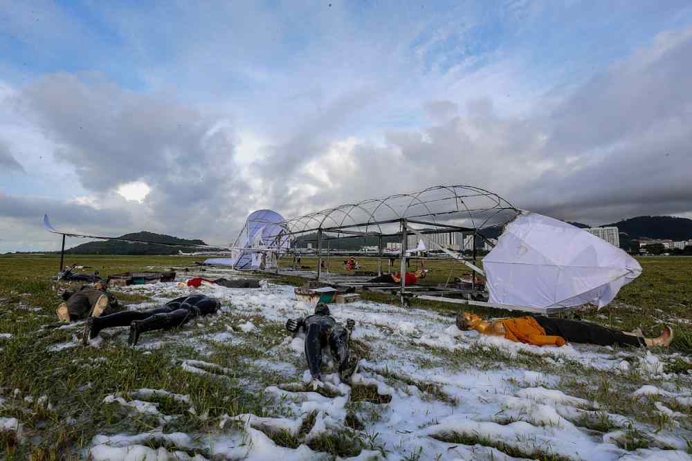 Fire and Rescue personnel dies during full scale aircraft crash drill at Penang Airport