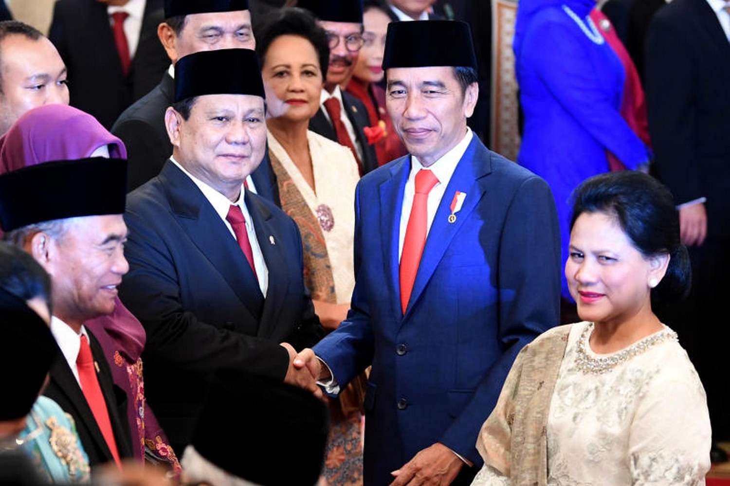 Widodo takes a gamble, includes fierce rival in cabinet