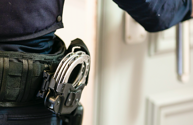 Viral Video Shows Woman Grinding on Cop While Being Arrested