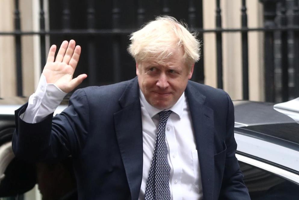英国首相鲍里斯·约翰逊病愈出院