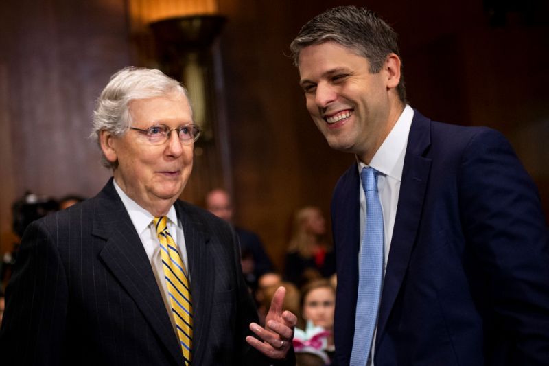 Senate confirms mitch Mcconnell's 38-year-old protege to powerful court seat