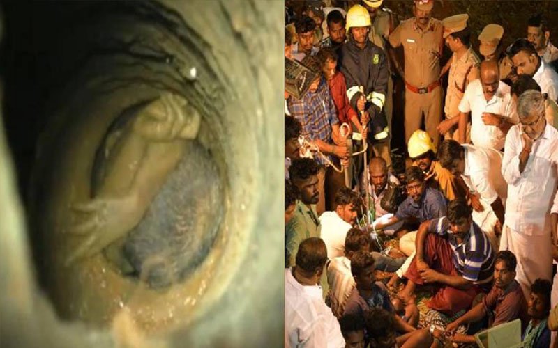 Indian rescuers struggle to save toddler stuck in 26m well