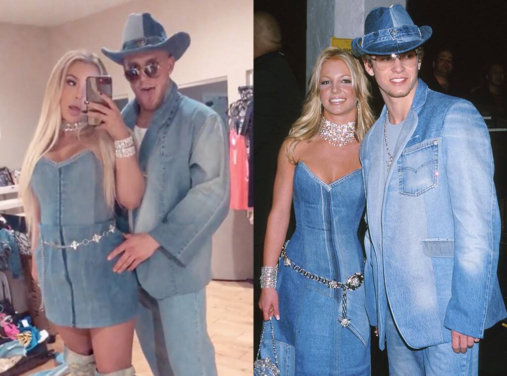 Jake Paul and Tana Mongeau Just Channeled Justin & Britney for Halloween