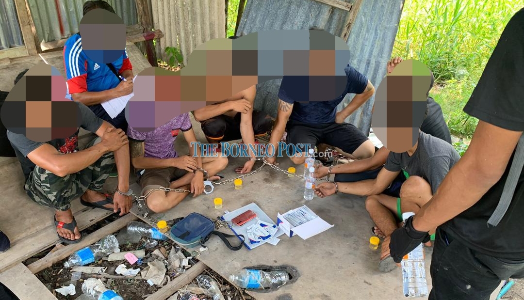 Police nab nine for drug abuse in Betong