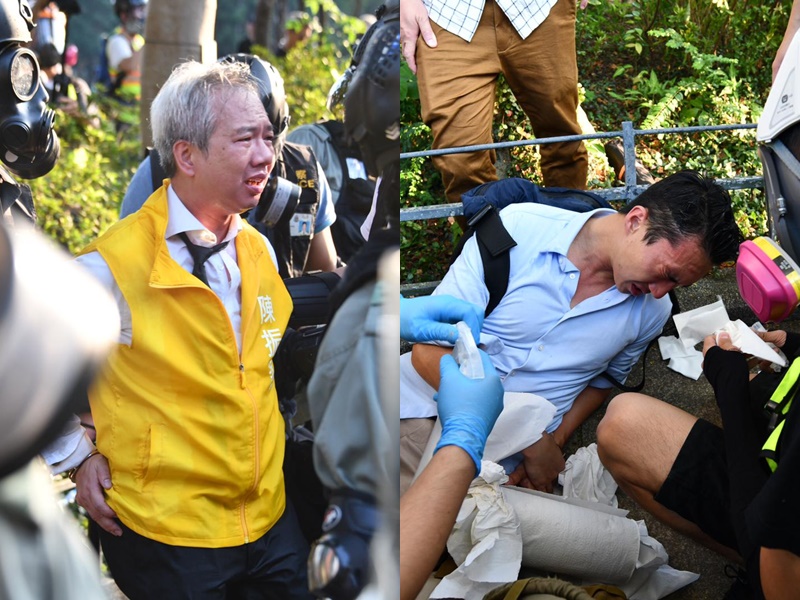 【修例风波】警铜锣湾拘捕多人 最少两名区选候选人被捕
