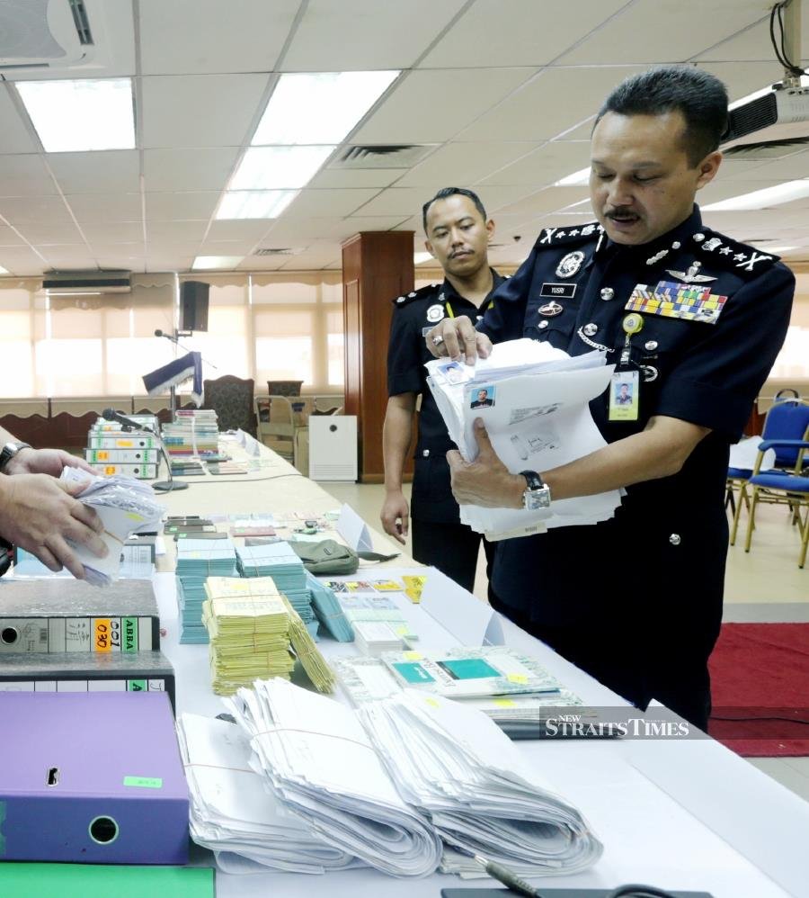 14 held for illegal money lending in Pahang, items worth RM1million seized