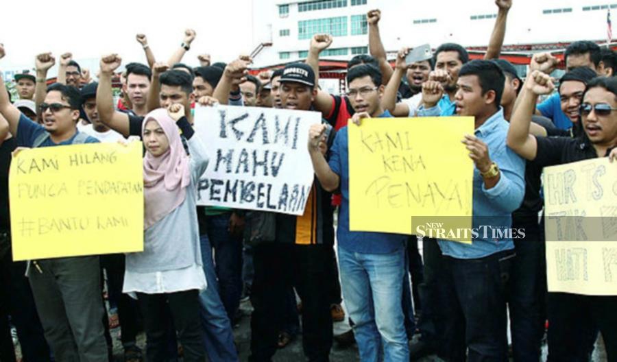 Services of 24,600 private sector employees terminated as of Sept 30