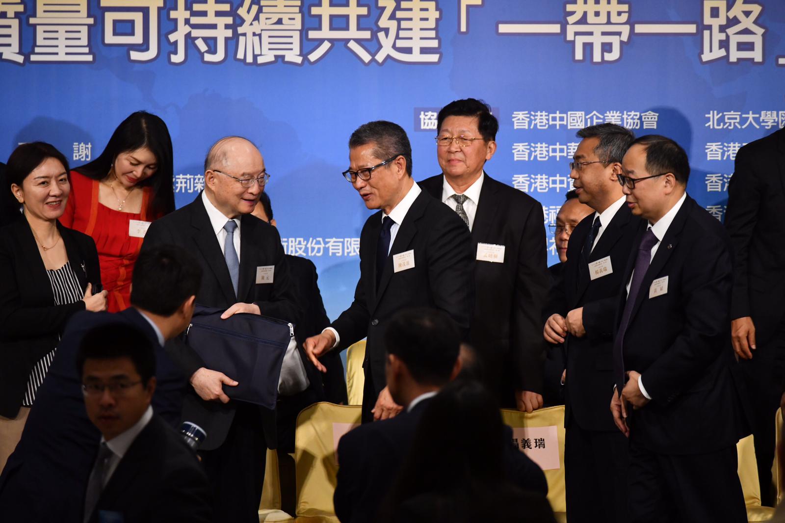 指一带一路发展为港提供机遇 陈茂波：本港有能力决心展所长