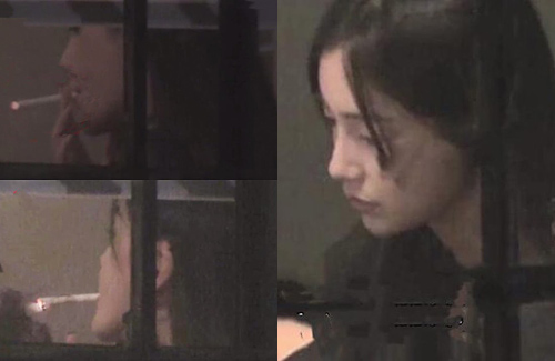 Angelababy Caught Smoking Inside Restaurant