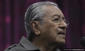 Why didn't Zahid blame his boss for stealing and losing GE14, asks Dr M