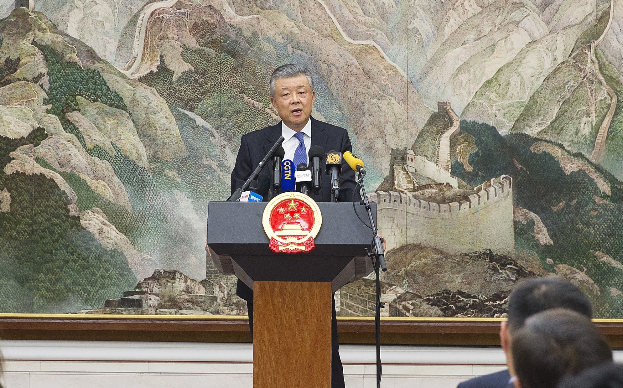 【修例风波】中国驻英大使斥英国政客干涉香港事务 重申「三条底缐」