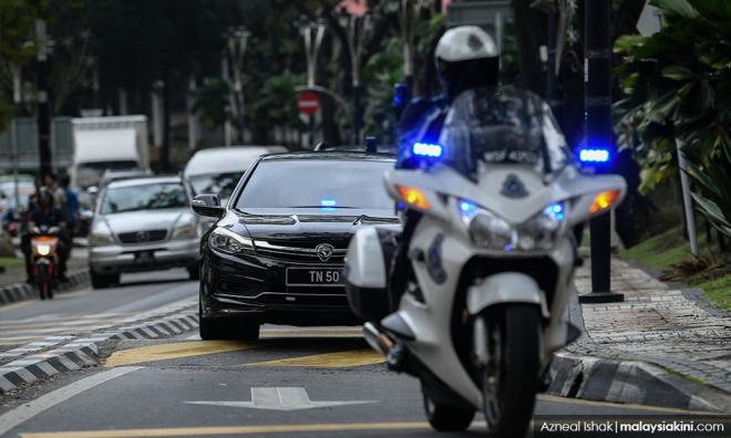 警方撤走纳吉护卫队，允未来可为公务申请