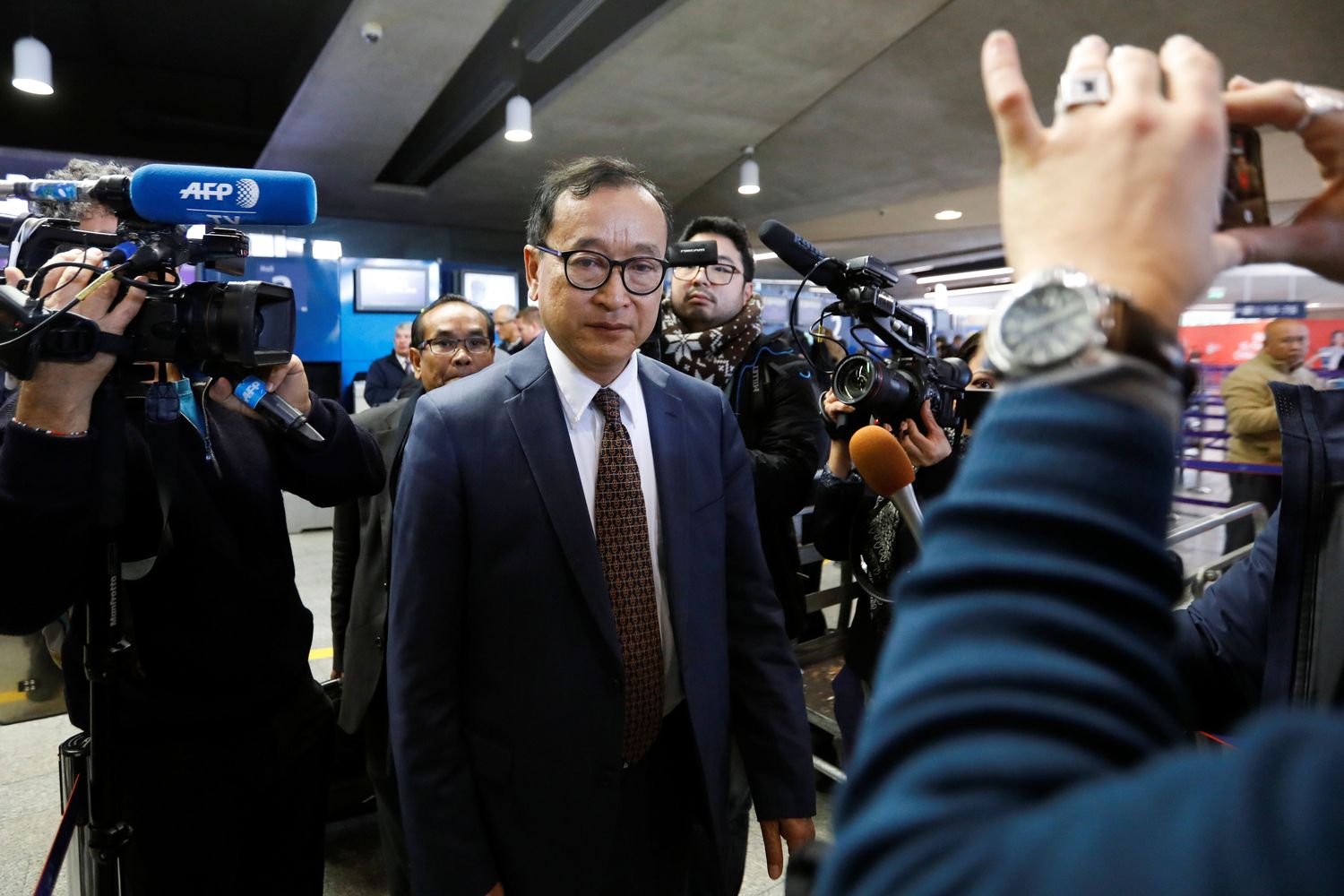 Sam Rainsy detained in Malaysia